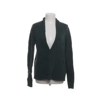 Cardigan (Green) from ESPRIT Wool, Polyamide, Leather