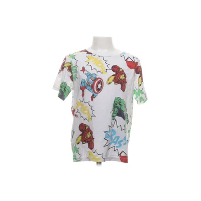 T-shirt (Vit, Flerfärgad) från Marvel Bomull, Polyester