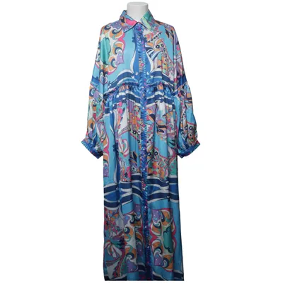 Maxi jurk (Blauw, Meerkleurig) van Jus de Pom Polyester