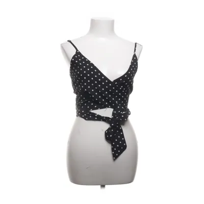 Crop top (Black, White) from Luvalot Cotton, Polyester