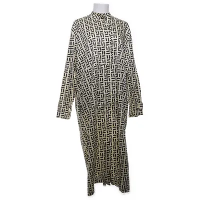 Klänning (Svart, Beige) från Second Female Ekologisk bomull