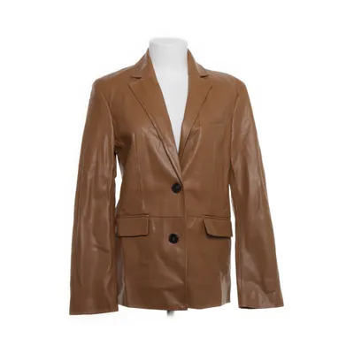 Läderjacka (Brun) från Bershka Polyester