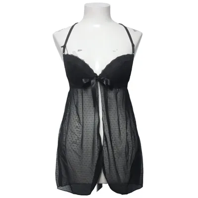 Déshabillé (Noir) de Secret Possessions Élasthane, Polyamide, Polyester