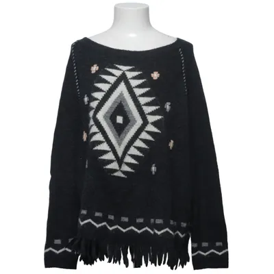 Sweater (Gray, White) from Grace Alpaca wool, Elastane, Polyamide, Viscose