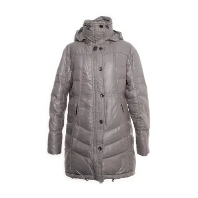 Vinterfrakke (Grå) fra Danwear Dun, Fjer, Nylon, Polyester