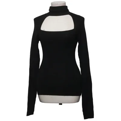 Rollkragenpullover (Schwarz) von H&M Premium Quality Polyester, Wolle