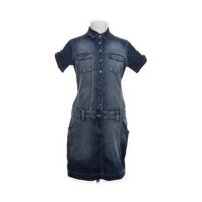 Jeansklänning (Blå) från Denim by Lindex Bomull, Elastan