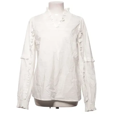 Blus (Vit) från Culture Bomull, Elastan, Polyester
