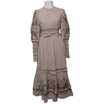 Långklänning (Beige, Brun) från By Malina Polyester, Viskos