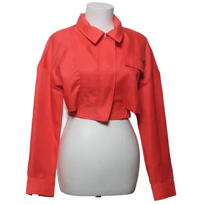 Jacket (Red) from Missy Empire Elastane, Polyester