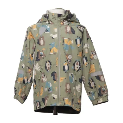 Regnjacka (Grön, Flerfärgad) från Polarn O. Pyret Återvunnen polyester