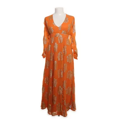 Halternek jurk (Oranje, Goud) van ASOS Design Polyester, Viscose