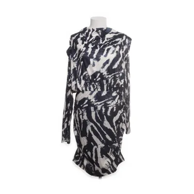 Klänning (Svart, Vit) från Shein Elastan, Polyester