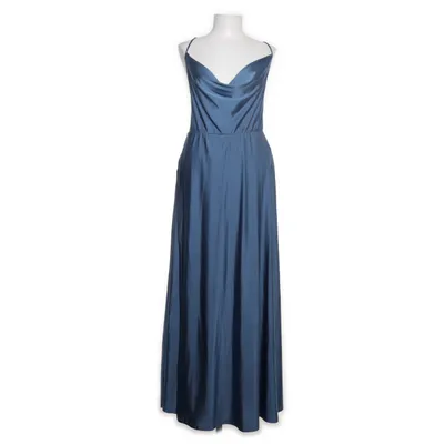 Aftenkjole (Blå) fra Shein Curve Elastan, Polyester