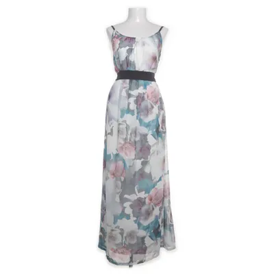 Maxi dress (White, Multicolored) from Uttam Boutique Polyester