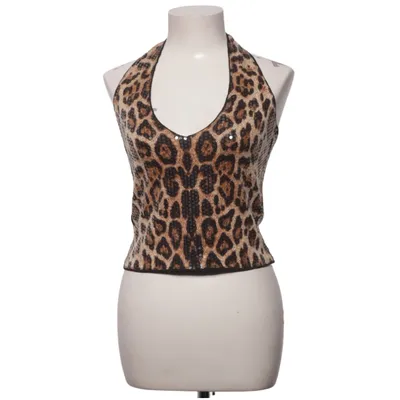 Haut dos-nu (Marron, Noir) de FB Sister Élasthane, Polyester