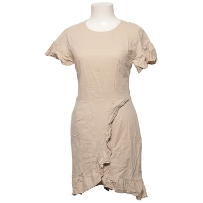 Wrap dress (Beige) from Kristin Sundberg for NA-KD Elastane, Linen, Viscose