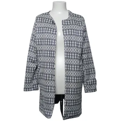 Cardigan (Bleu, Blanc) de Senes Élasthane, Polyester
