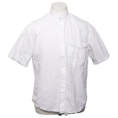 Kortärmad skjorta (Vit) från Florentino Bomull