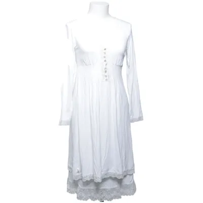 Dress (White) from By Ti Mo Elastane, Viscose