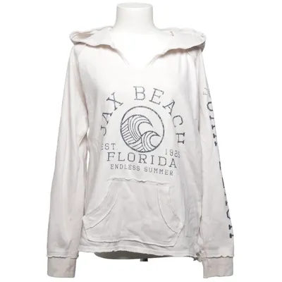 Sweat à capuche (Blanc) de Ocean Drive Coton, Polyester