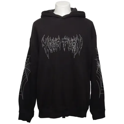 Hoodie (Black) from Yourturn Cotton, Polyester