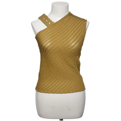 Top (Bruin) van MaisxFrida Elastaan, Polyester
