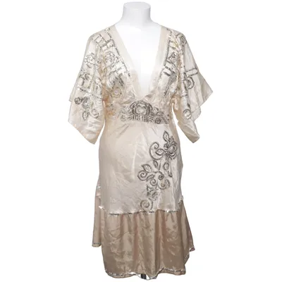Robe (Beige) de Bony Coton, Soie