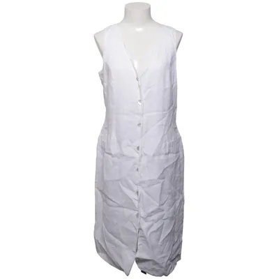 Byxdress (Vit) från Alba Moda Acetat, Linne