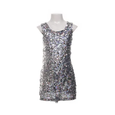 Dress (Silver, Multicolored) from Hoogy Googy Polyester