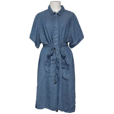 Robe chemise (Bleu) de Zizzi Lyocell