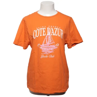 T-shirt (Orange) from Weekend Vibes Cotton