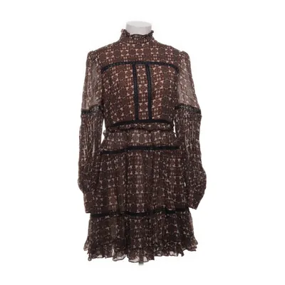 Robe (Marron, Blanc, Noir) de By Malina Coton, Polyester, Viscose