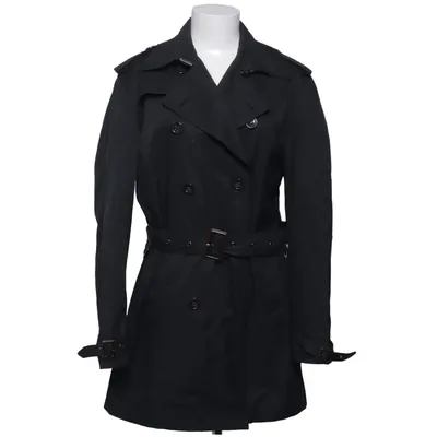 Trench coat (Black) from Theo Cotton, Polyamide, Polyester