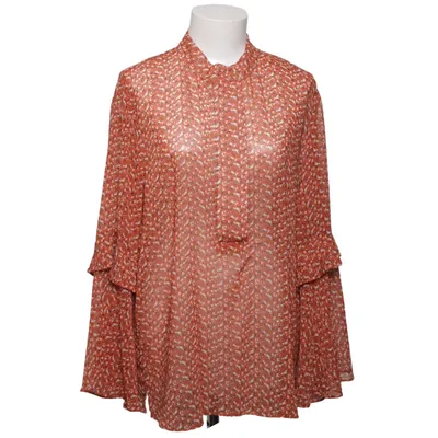 Blouse (Marron, Multicolore) de Second Female Élasthane, Polyester