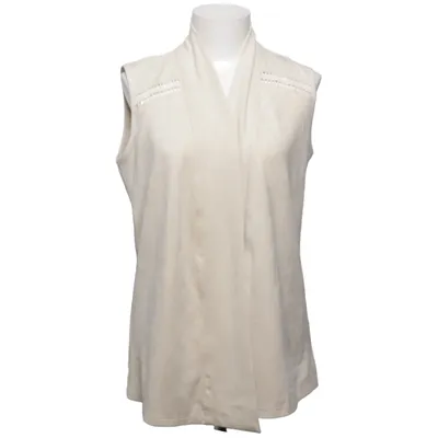 Gilet (Beige) van Solitaire Katoen, Elastaan, Polyester