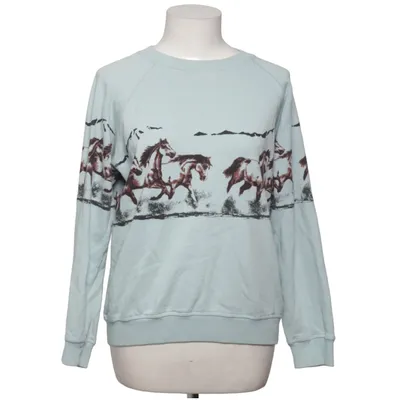 Sweatshirt (Blue, Multicolored) from Ganni