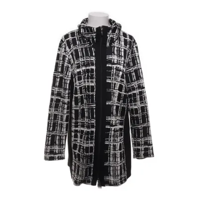 Coat (Black, White) from Fer Cotton, Elastane, Polyester, Viscose
