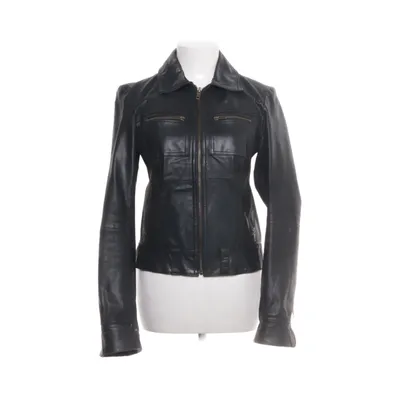 Leather jacket (Black) from ONLY Polyester, Leather