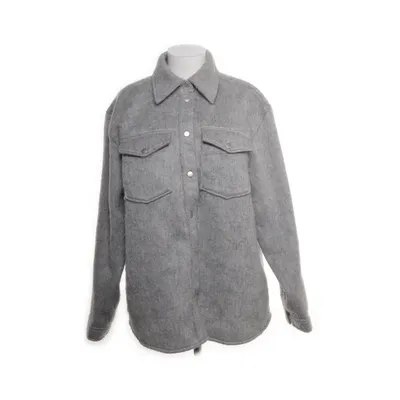 Skjortejakke (Grå) fra Carin Wester Polyester, Uld