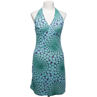 Halterneck dress (Purple, Turquoise) from Argentovivo Polyester