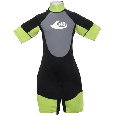 Wetsuit (Black, Green, Gray) from Gills Watersports Nylon