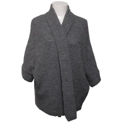 Cardigan (Grijs) van Diff Acryl, Alpacawol, Viscose