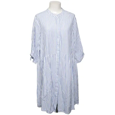 Skjortekjole (Blå, Hvid) fra MbyM Bomuld, Linned, Viscose