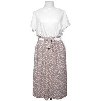 Dress (White, Brown, Multicolored) from Seventy Seven Elastane, Polyester, Viscose