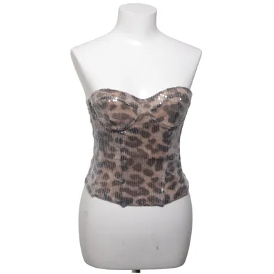 Korsett (Beige, Svart, Silverfärgad) från Amisu Elastan, Polyester