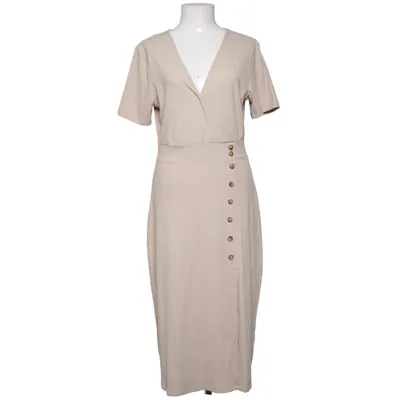 Dress (Beige) from Bubbleroom Elastane, Polyester, Viscose
