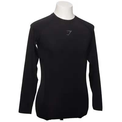 Baselayertrøje (Sort) fra Gymshark Elastan, Genanvendt polyester