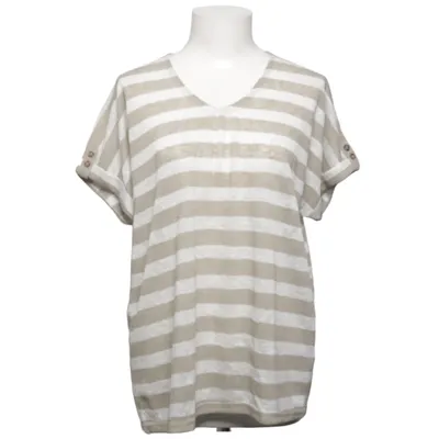 T-shirt (Beige, Vit) från MXO Återvunnen polyester, Viskos
