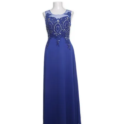 Avondjurk (Blauw, Zilver) Polyester